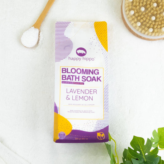 Happy Hippo Lavender & Lemon - Blooming Bath Soak 800g