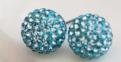 Sparkle Ball Earrings- 10mm