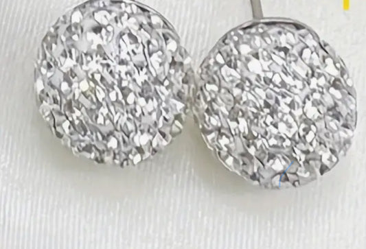 Sparkle Ball Earrings- 10mm