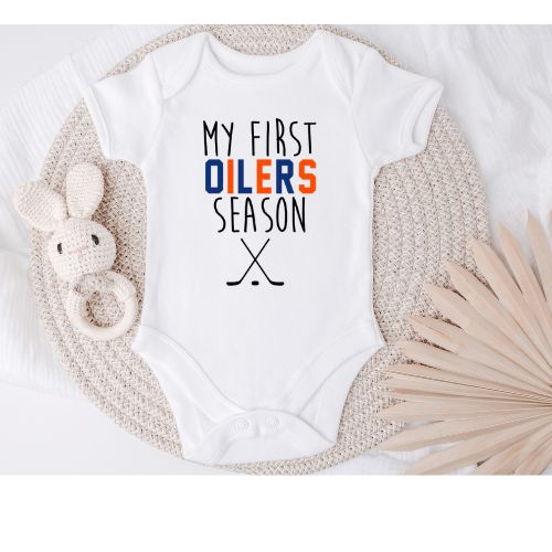 Oilers Mini Fan Tutu and Onesie